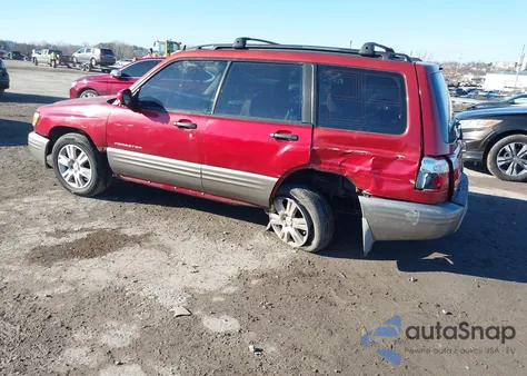 2002 Subaru Forester S from USA, damaged, VIN JF1SF65552H737641